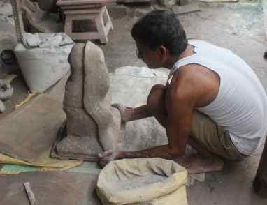 create first ganesh statue